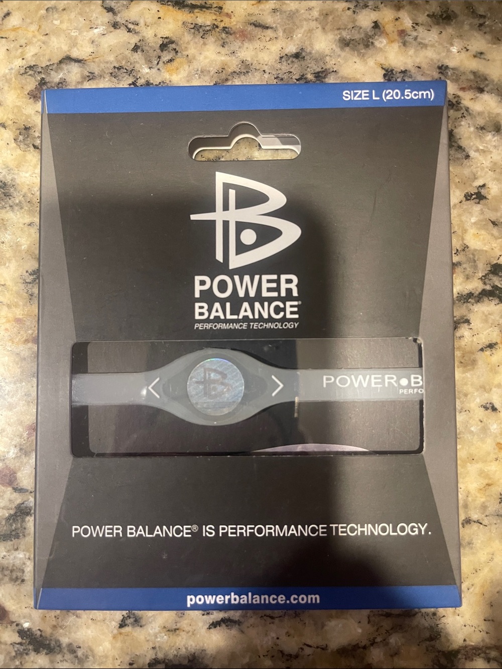 Black Performance Wristband (Size L)